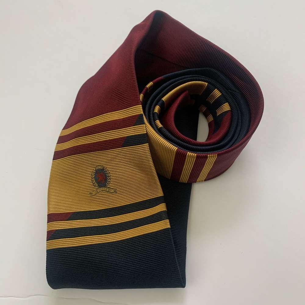 Tommy Hilfiger Italian silk tie. EUC
